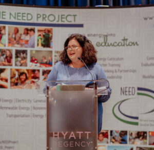 Mary Spruill speaking at a conference