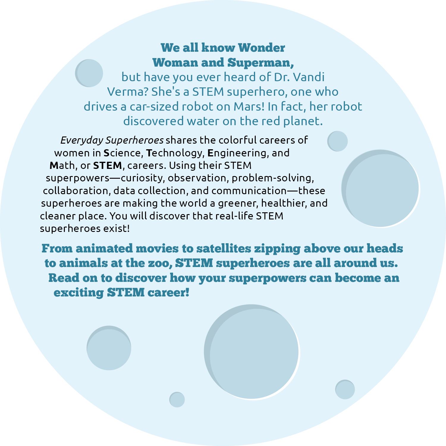 Everyday Superheroes Women in STEM Careers · National Energy Education