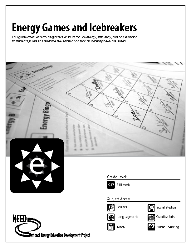 Energy Games and Icebreakers front Cover. 2026 update.