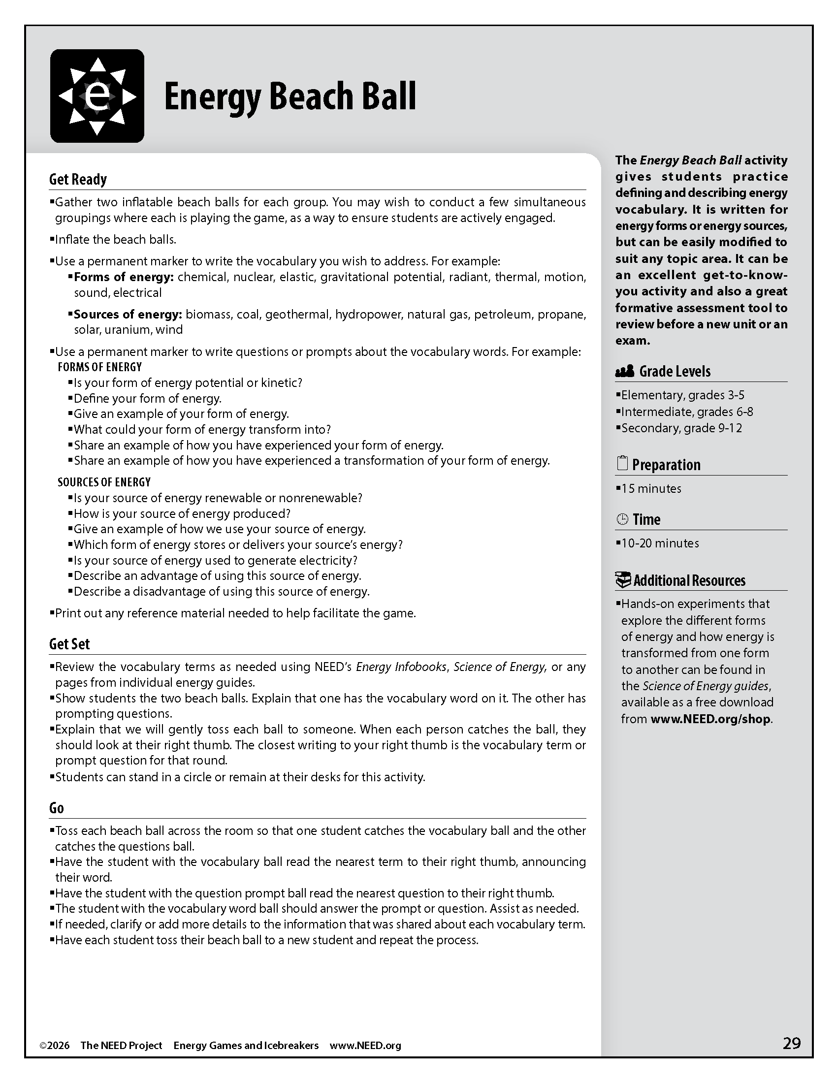 Energy Games and Icebreakers (Free PDF Download) - Image 3
