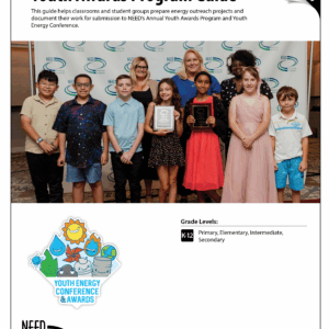 Cover for the Youth Awards Program, the guide is meant for all levels of education K-12