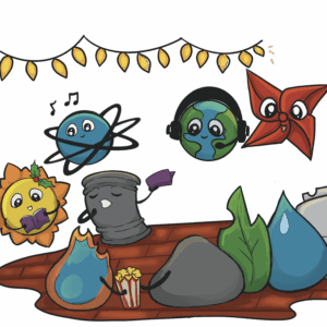 Energy Sidekicks reciting a play.