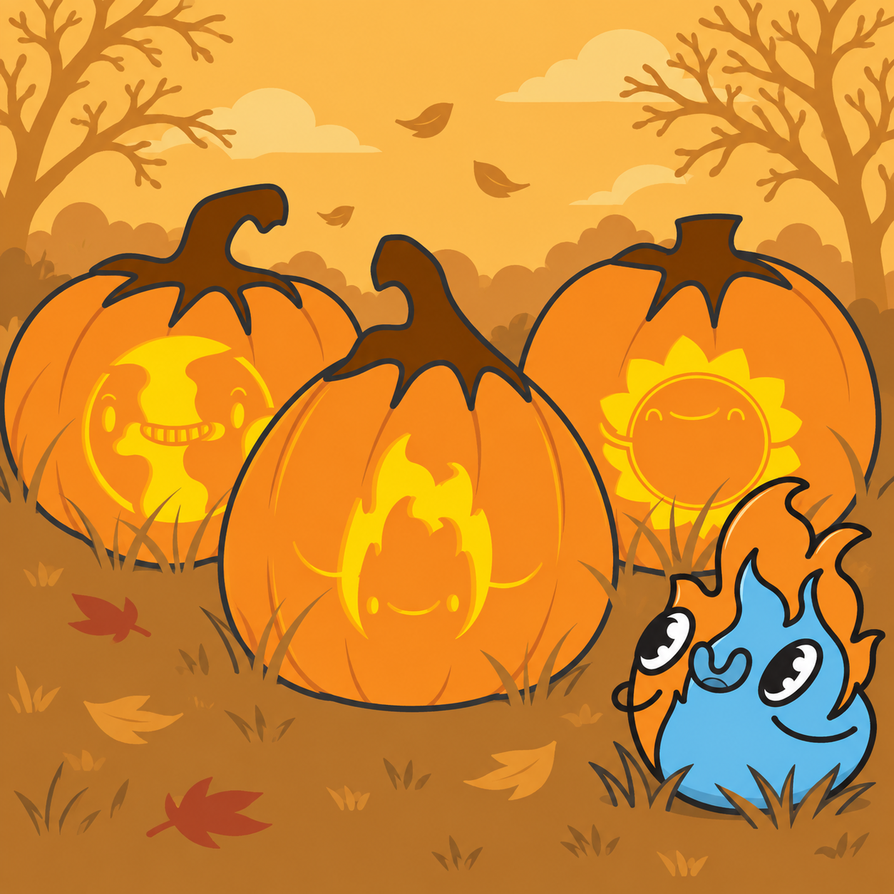pumpkin carving square